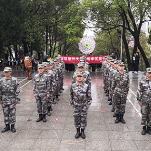 缅怀革命前辈 永兴人武部组织开展清明祭英烈活动