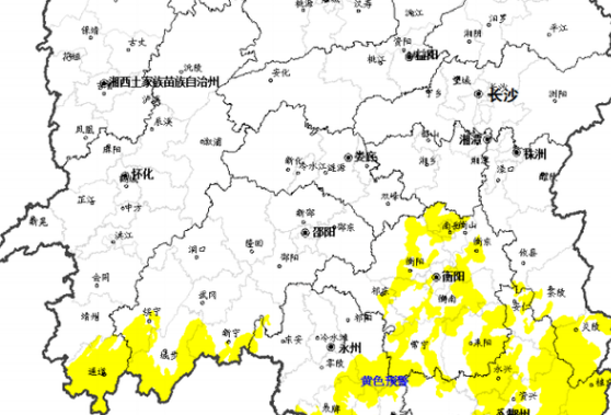 橙色预警！湘南局地区域发生突发性地质灾害风险高