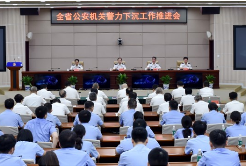 湖南省公安厅召开全省公安机关警力下沉工作推进会