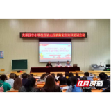 大祥区教育局组织开展全区中小学校及幼儿园消防安全知识培训  