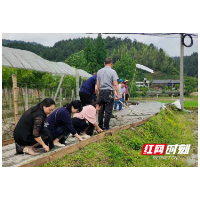 绥宁县政府办认领“微心愿”修筑求学路