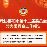 一图读懂 | 政协邵阳市第十三届委员会常务委员会工作报告