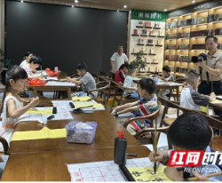 绥宁县新华书店以宁书城夏季书法讲座活动