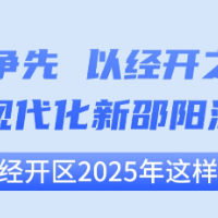 长图 | 奋勇争先，以经开之为为建设现代化新邵阳添彩——邵阳经开区2025这样干