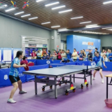 湖南省第六届社区运动会天心区乒乓球项目海选赛开赛