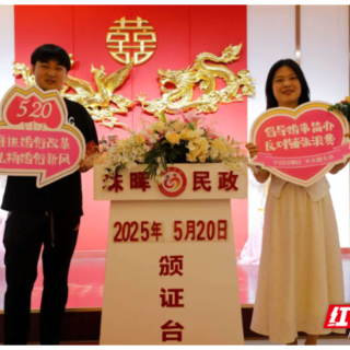 “520”“521”衡阳1132对新人登记结婚