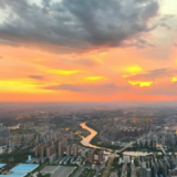 组图 | 受台风“剑鱼”影响 衡阳呈现“世纪晚霞”美景