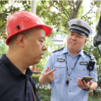 衡阳交警：“滚烫”守护 “汗”卫平安