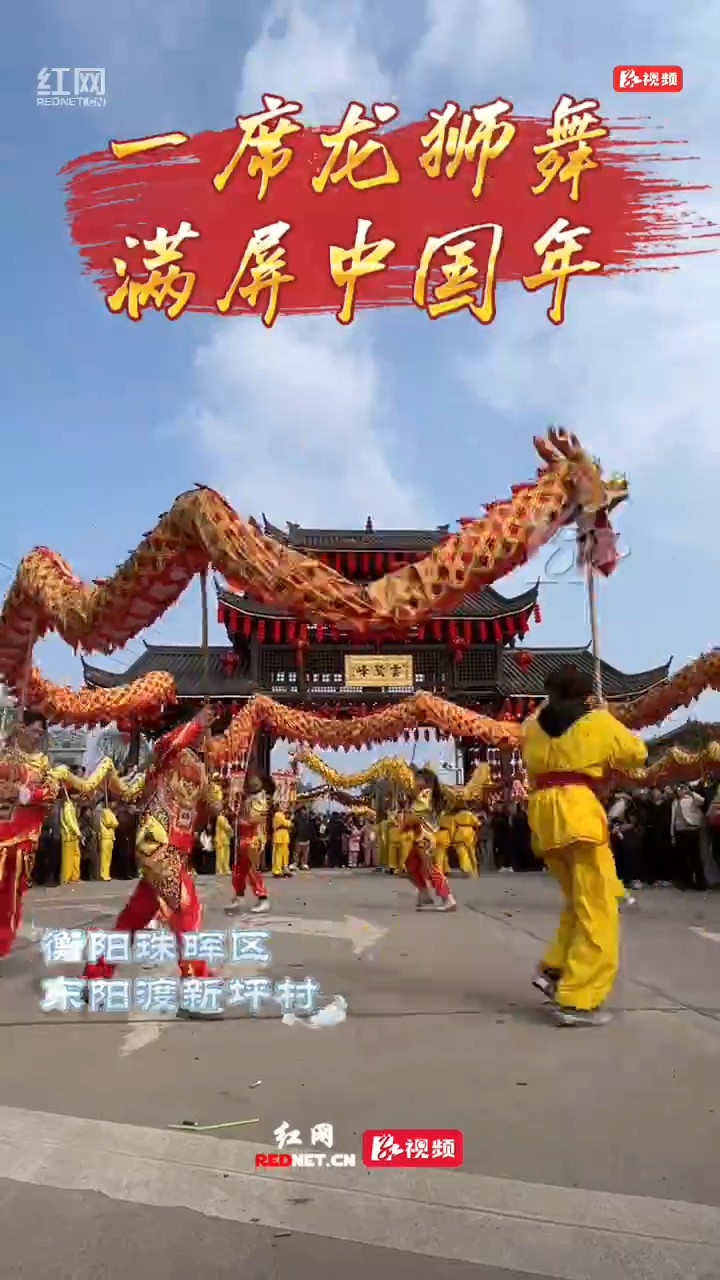龙狮腾跃闹新春，衡阳年味拉满