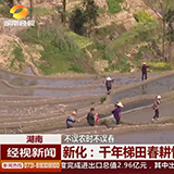 视频|不误农时不误春 新化：千年梯田春耕忙