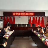 石艳萍到神童湾社区调研帮扶创文管卫工作