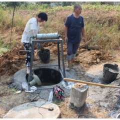 湖南娄底：抗击“夏秋连旱” 新增1790口水井“解渴”