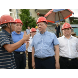 梁立坚督导新化二水厂球溪取水及原水输水工程建设工作