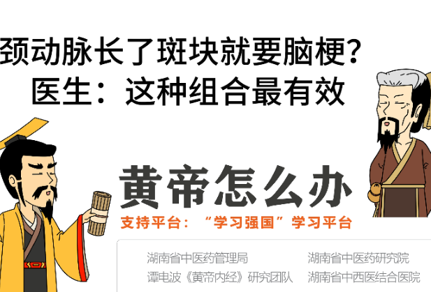 黄帝怎么办 | 颈动脉长了斑块就要脑梗？医生：这种组合最有效