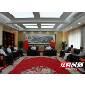 瞿海会见农行湖南省分行党委书记、行长陶伟梁一行