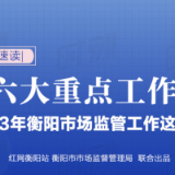 一图速读 | 六大重点工作！2023年衡阳市场监管工作这么干