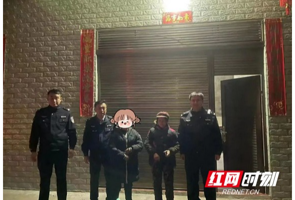 常宁：民警温情接力护送走失女子回家