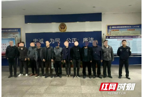 抓获14人！耒阳公安捣毁一聚众赌博窝点