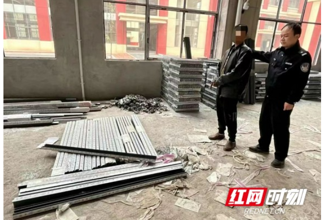 工地建材被盗，衡阳县警方揪出“内鬼”