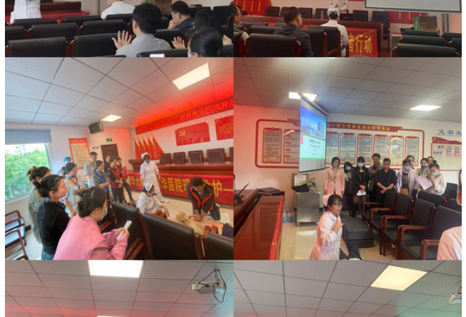衡阳高新区社会事务局联合南华医院开展企业职业培训宣传周活动
