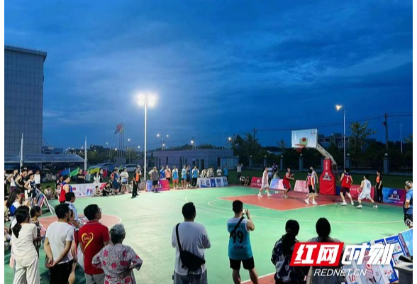 点燃青春 迎“篮”而上 2023年常宁市“爱心杯”3V3篮球赛开幕
