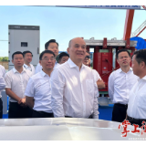 刘越高率队赴特变电工新疆总部考察，并与该公司党委书记、董事长张新座谈