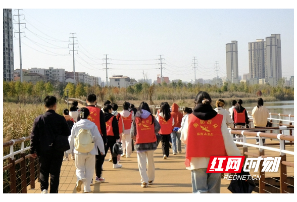 衡师青年学子酃湖徒步，以“净”行守护湖岸风光