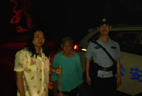 八旬老人凌晨迷路走失，祁东公安民警暖心送回