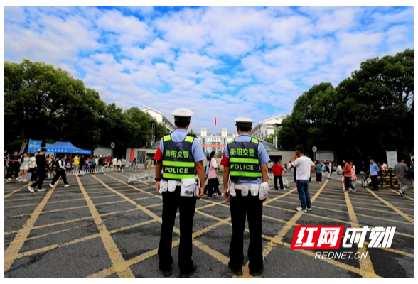 赴考路上，交警同行！ 衡阳公安交警开启“护考”模式