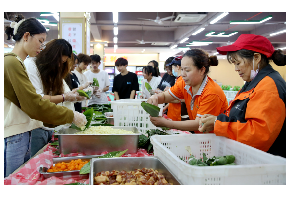 浓情端午 粽享欢乐 湖南财工职院开展端午节主题活动