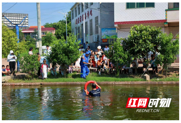 防溺水课堂搬到室外 衡阳县全力护航学生假期安全