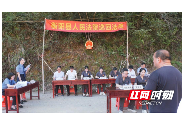 衡阳县人民法院：巡回审判进乡村 法护青山不放松