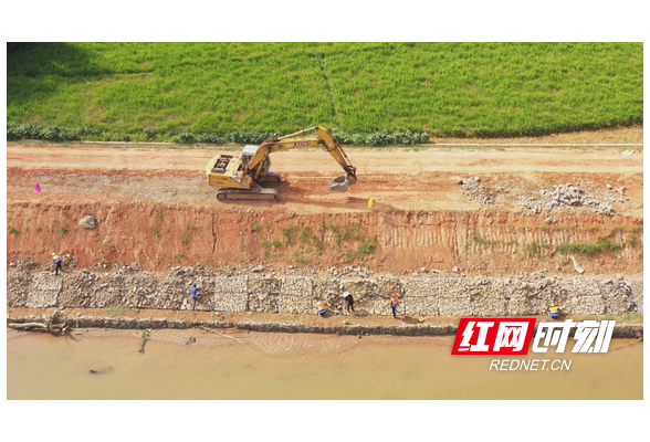 蒸水衡阳县台源、西渡保护圈治理工程加速推进 筑牢防洪安全屏障