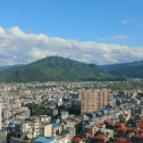 蓝山：三蓝大地处处是蓝天白云