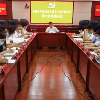 蒋华参加中国共产党东安县第十三次代表大会第六代表团会议