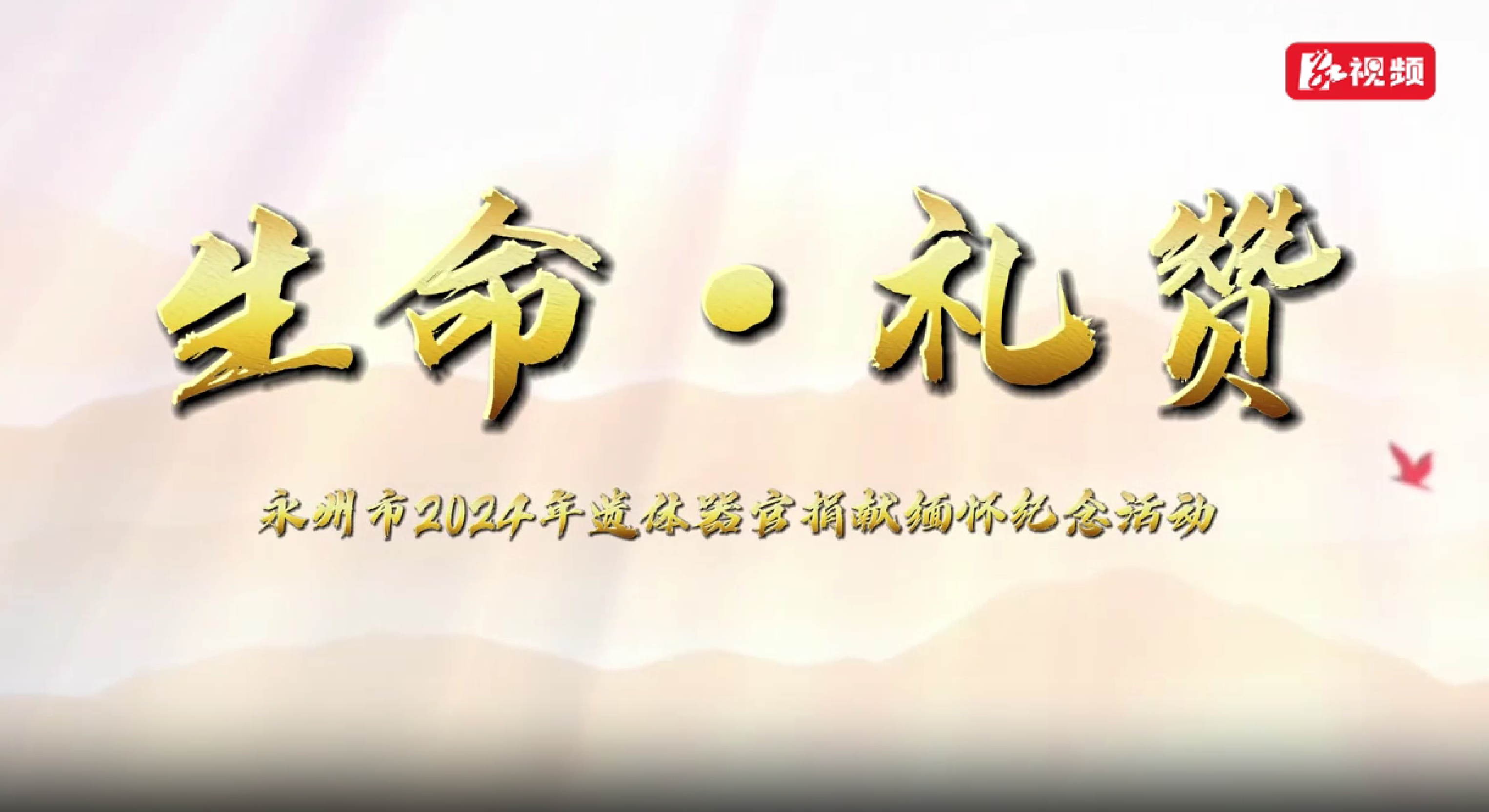 礼赞生命 感恩奉献 永州市举行2024年遗体器官捐献缅怀纪念活动