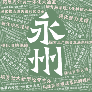 海报丨“小蔬菜”引领“大发展” 关键字速览永州蔬菜出口高质量发展政策措施