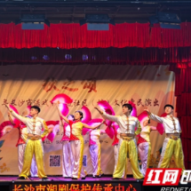 湘韵悠扬满黄合 文化惠民演出点亮居民夜生活