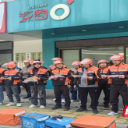 外卖骑手化身“流动哨兵” 守护文源社区安全防线