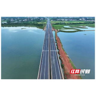 视频｜虞公港公路疏运体系正式通车 湘阴片区集中签约15个重点项目