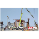中联重科助力国家安九铁路长江大桥迈入施工新阶段