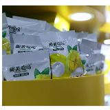 主打热带果干的“果美农场”中食展爆红了