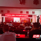 大祥区罗市镇召开涉毒人员管控工作部署会议