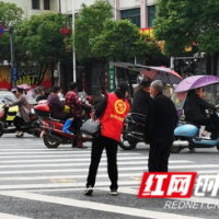 文明路在脚下——武冈市文旅广体局开展交通文明劝导志愿服务活动