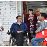 邵阳市残联验收邵阳县残疾人居家托养服务项目