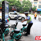 创建全国文明城市，新邵交警在行动！