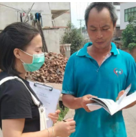 邵阳县开展“敲门行动”织牢新冠疫情防控网