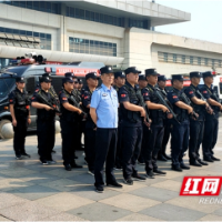 邵东市公安局全面启动国庆安保巡防工作
