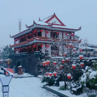 武冈：千年古城 雪景如画