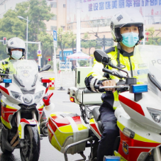海报丨邵阳交警：共抗疫情，共守一城